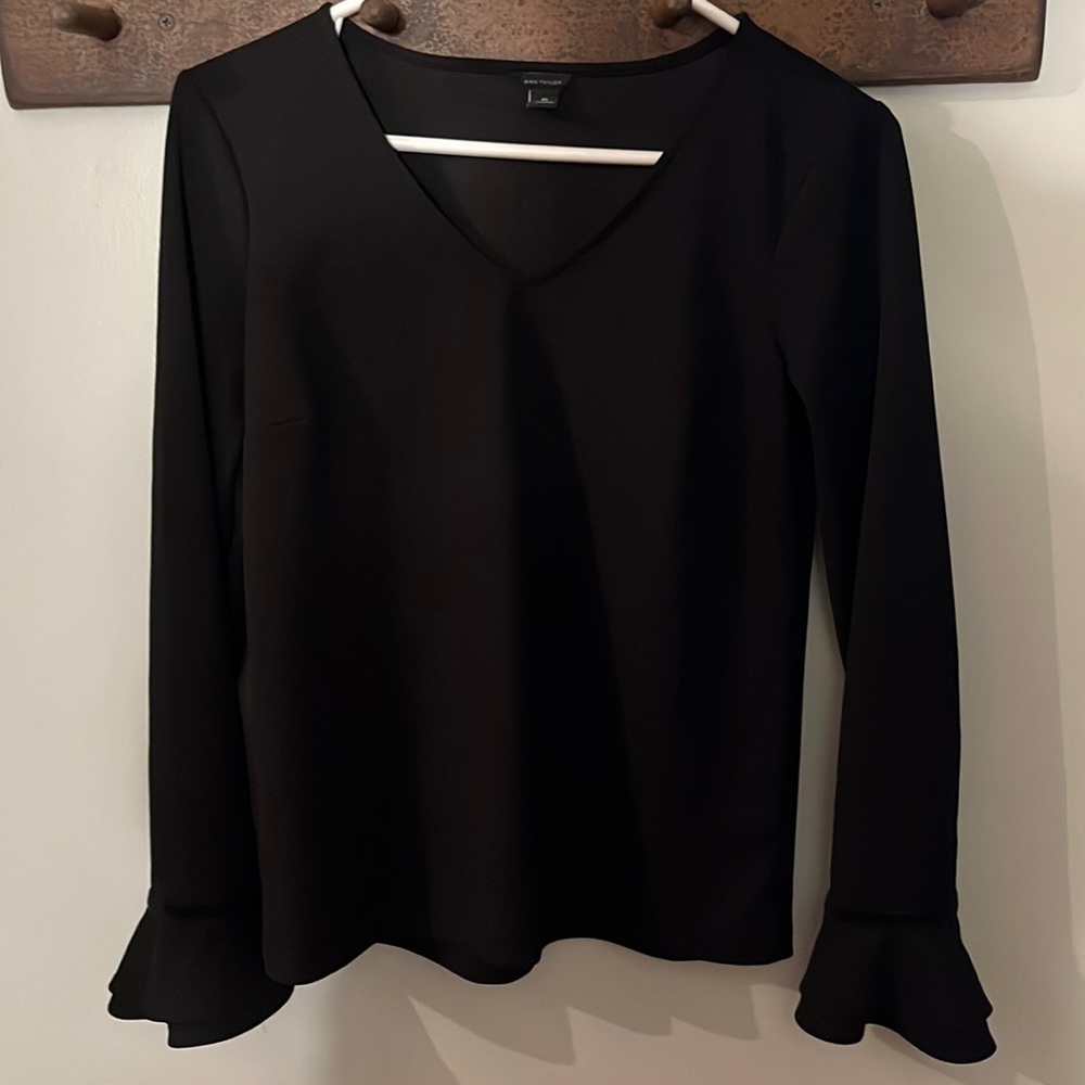 Solid Black Ladies Blouse!